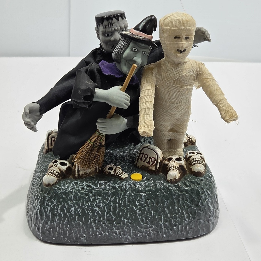 Vintage 1997 Gemmy Halloween Trio Singing Monster Mash - Music Works No Motion -